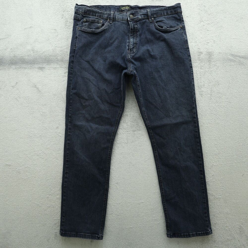 Urban Star Jeans Mens Size 40x32 Blue Straight Stretch Denim Dark Wash